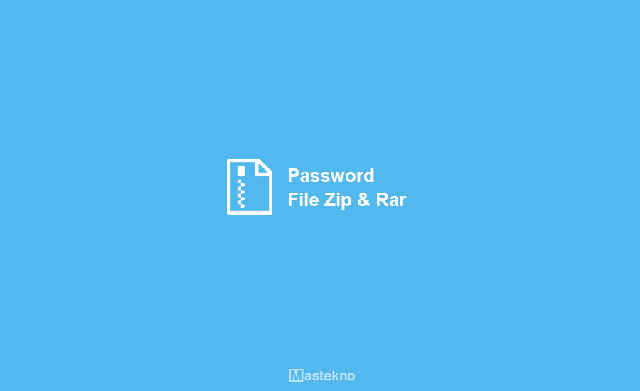 Cara Password File ZIP & RAR