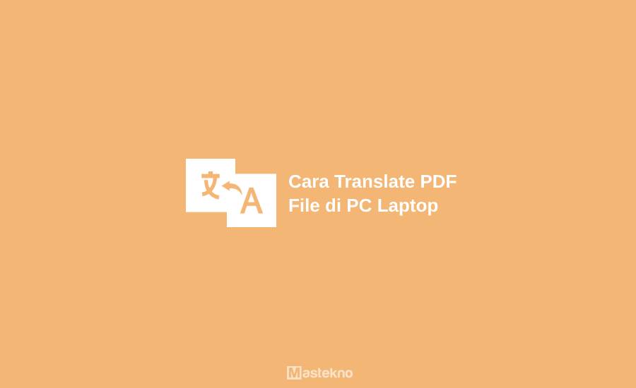 Cara Translate File PDF